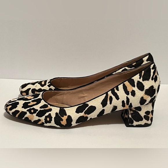 Topshop Juliette Leopard Print Calf Hair Pumps EU41 US 10 - Picture 1 of 16